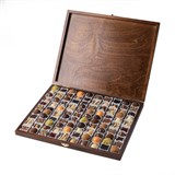 Набор из 100 конфет ручной работы в деревянной коробке 514858545 - фото 1768