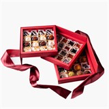 Трёхэтажная шкатулка с конфетами и мармеладом ручной работы в комплекте с подарочным пакетом 44510281311 - фото 2551