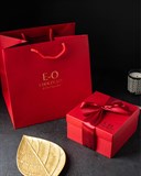 Трёхэтажная шкатулка с конфетами и мармеладом ручной работы в комплекте с подарочным пакетом 44510281311 - фото 2552