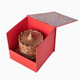 Шоколадная бонбоньерка "Карусель" с цукатами и орешками в шоколаде. 10748 - фото 3510