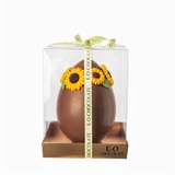 Большое шоколадное яйцо-киндер с подсолнухами 10810